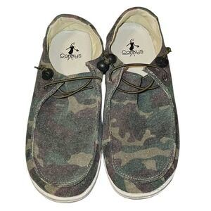 Corkys Kayak Camouflage Slip On Shoes Women‎ Size 8